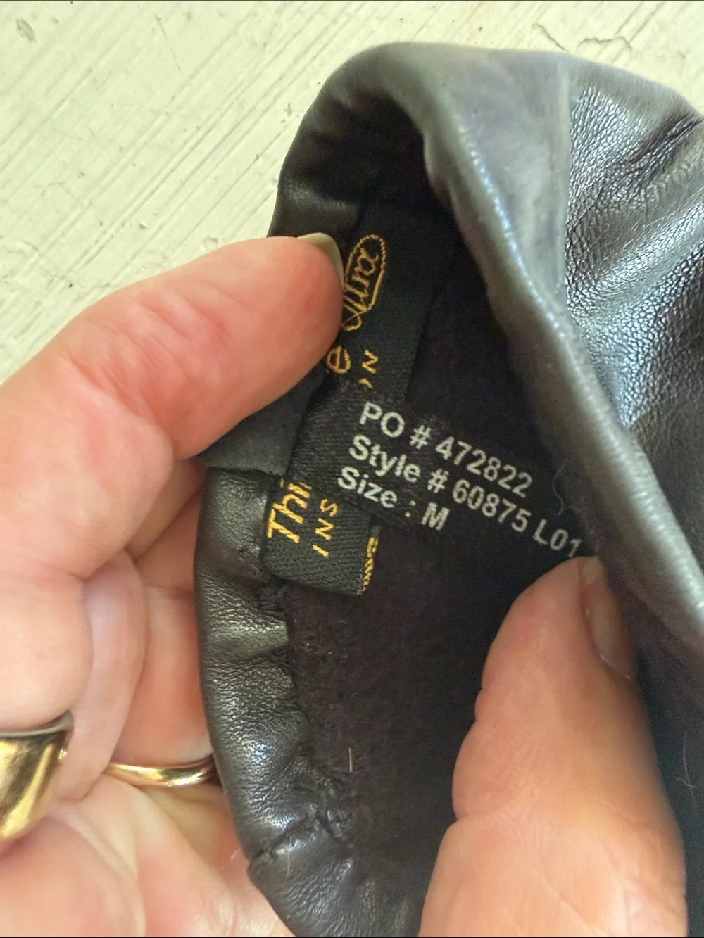 Wilsons Leather Black Men's Leather Gloves